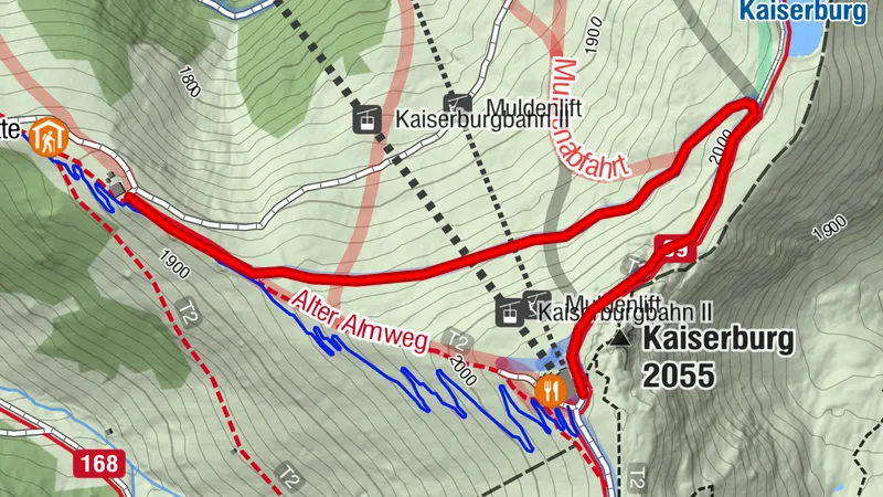 Acceso a Kaiserburg y Flow Country Trail | Tour NOCKBIKE No. 51