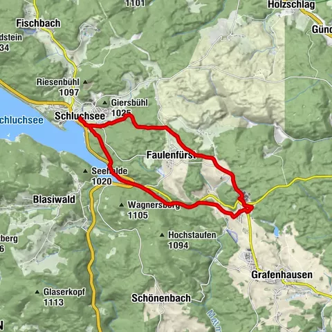 Von Schluchsee nach Grafenhausen-Rothaus