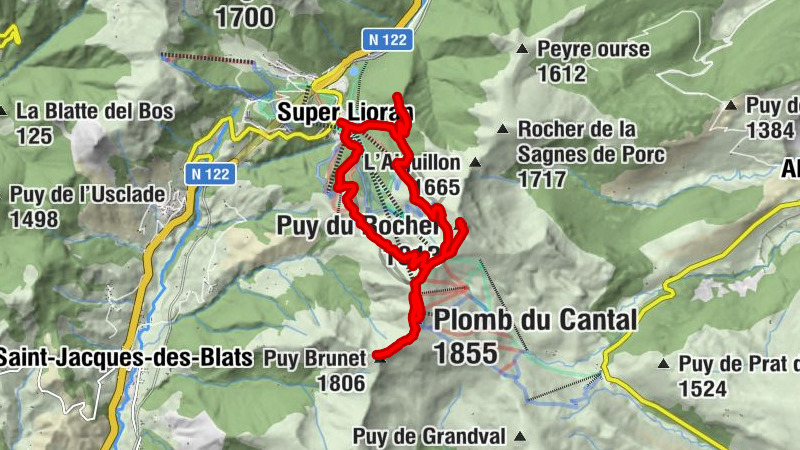 Plomb du Cantal par Super Lioran