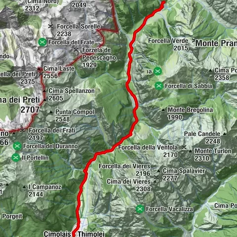Carretera de la Val Cimoliana