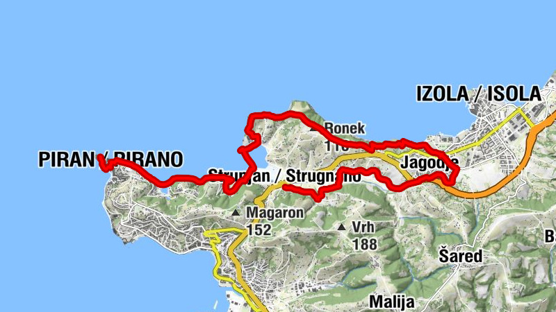 Piran-Portorož-Izola-Strunjan- Piran