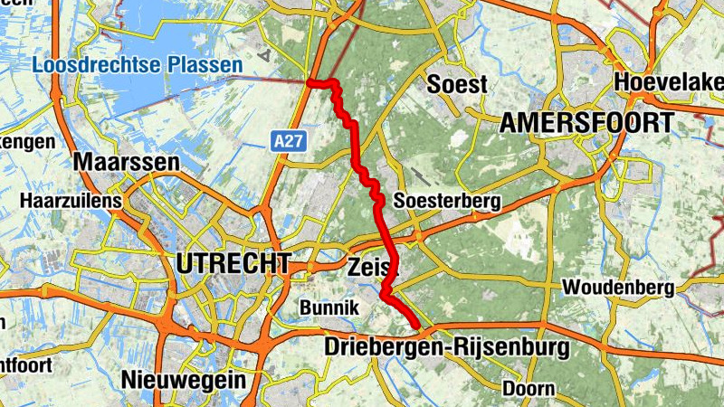 Hollandsche Rading > Driebergen-Zeist