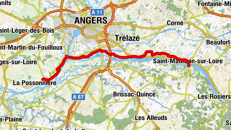 El Loira en bicicleta - de Loira-Authion a Savennières