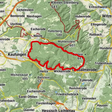 Radtour Gutsbezirk Kaufunger Wald
