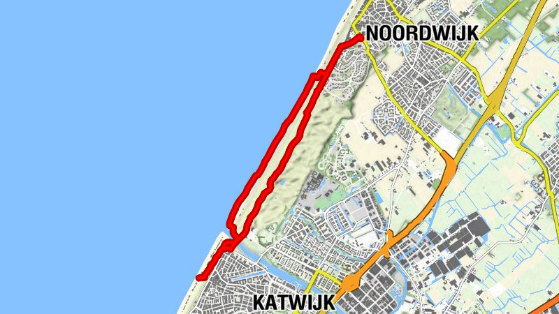 Von Noordwijk nach Katwijk und zurück #LL2ROM_N001
