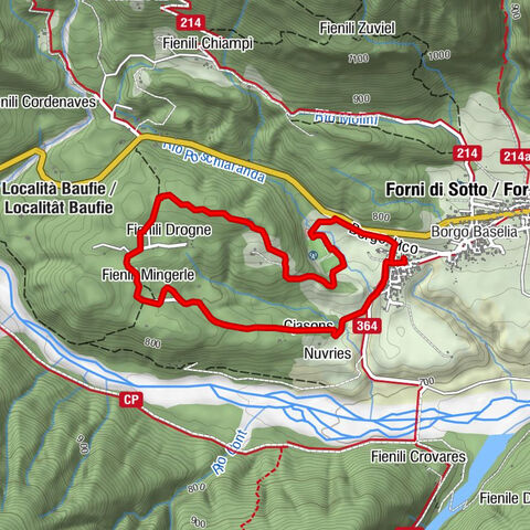 Pueblo de los gnomos - recorrido verde