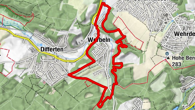 Ruta de ensueño Werbelner-Geschichte-Weg