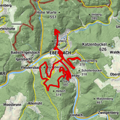 MTB Freizeit Rundstrecke „Eb2“