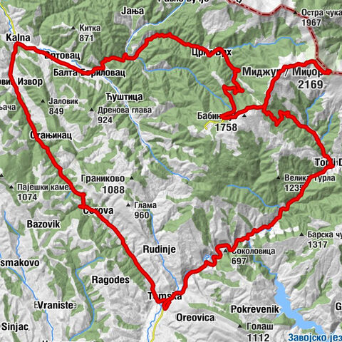 Temska - Babin Zub - Midzor - Topli Do - Temska