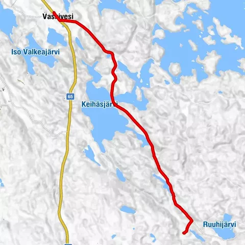 Excursión por los pueblos en bicicleta: granja Kaitajärvi - pueblo Vaskivede (ruta janar), Ruovesi y Virrat