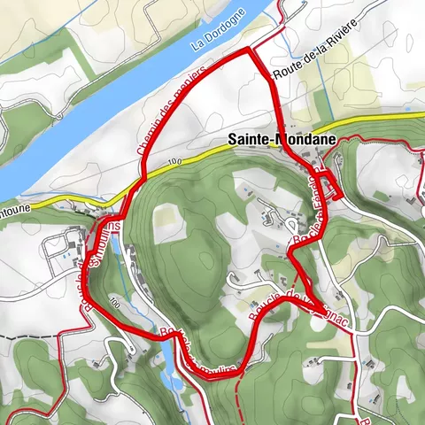 Boucle des moulins à Sainte Mondane