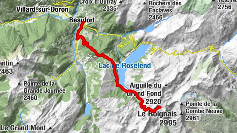 Les saisies - le Lac de Presset