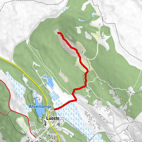 Ruta de verano de Kantapäävaara, Luosto