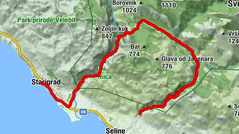 Seline, Horvát... Starigrad