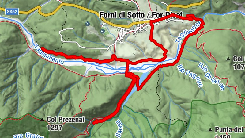 SENDERo GEOLÓGICO PALEOLAGO DI FORNI DI SOTTO