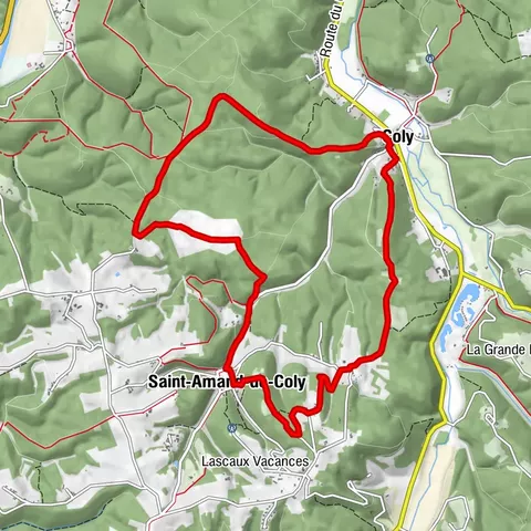 Boucle sur le Causse de Coly n°32 / Coly