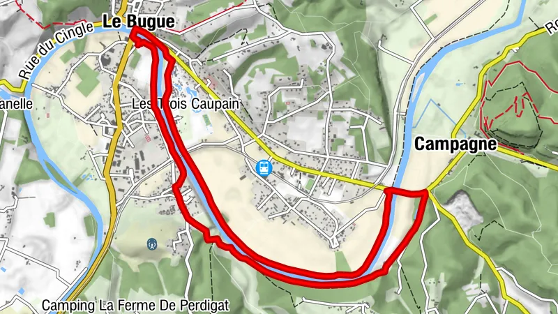 Parcours Trail Le Bugue n°1