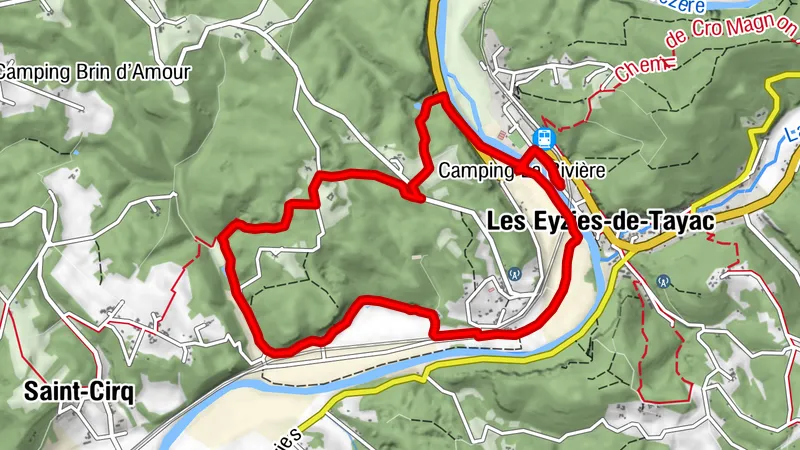 Parcours trail Les Eyzies n°4