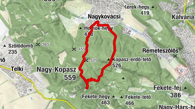 Csergezán kilátó túra a Nagykovácsi templomtól