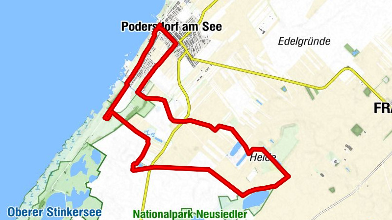 34a Variante Birnbaumlacke (Parque de carrera Neusiedler See - Seewinkel)