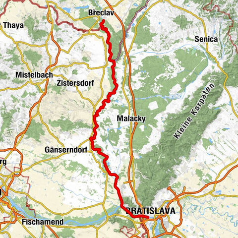 Grenzgänge mit Boot 3: Thaya - March - Donau