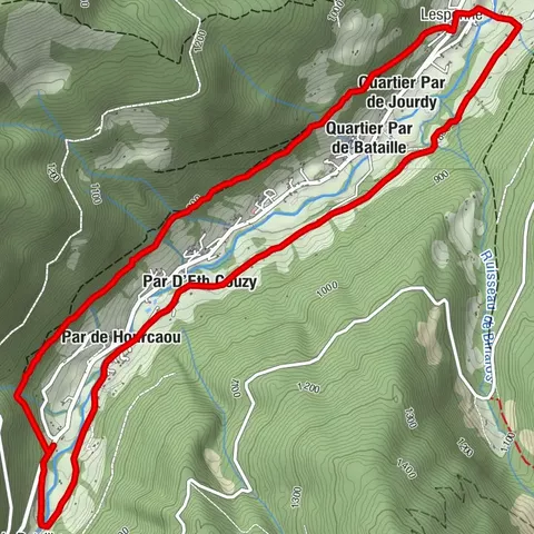 Zwischen Wasserfall und Wildbach