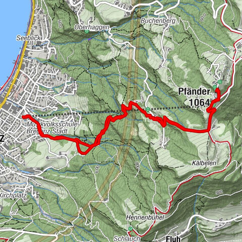 Gschliefweg - Pfändergipfel