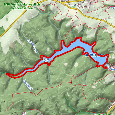 Rundwanderung um die Oleftalsperre / Hellenthal