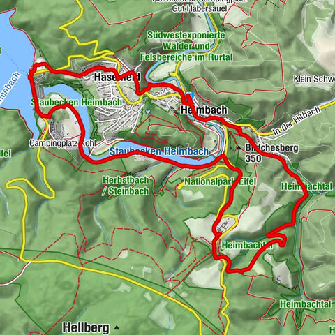 Heimbachrunde vorbei am Staudamm und an der Abtei Mariawald #LL2ROM_N007