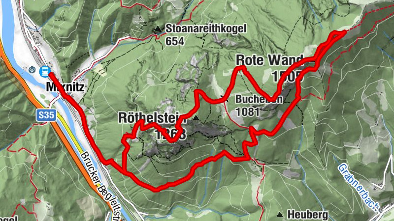 Mixnitz Bucheben Rote Wand 