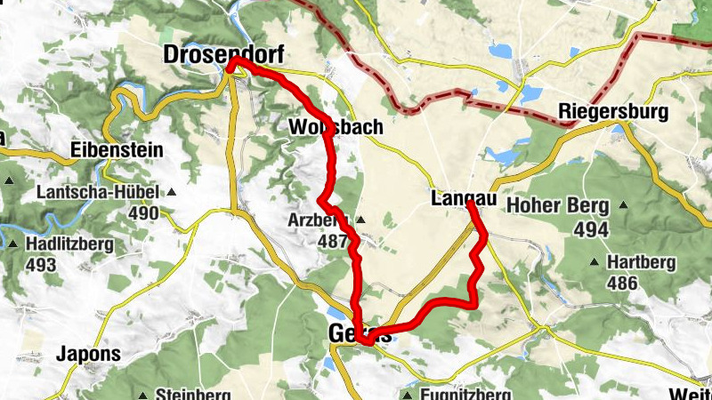 Thayatalweg 630 - Etapa 10: Drosendorf - Langau