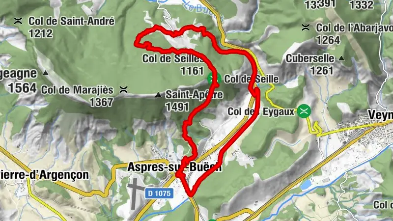 Marnes de Seille (MTB N°7 rojo)