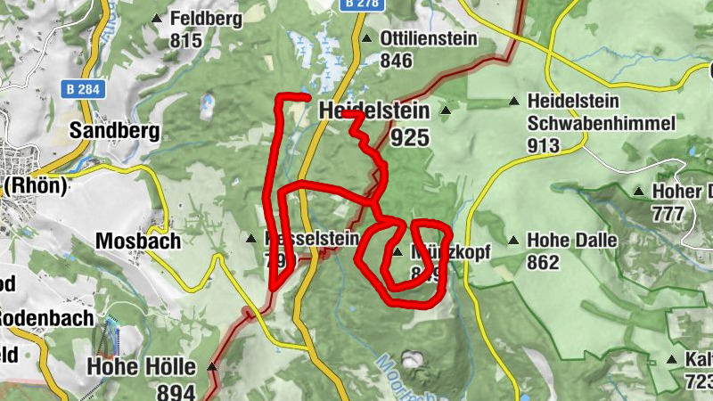 Schwedenwall - Münzkopf - Rotes Moor Rundtour