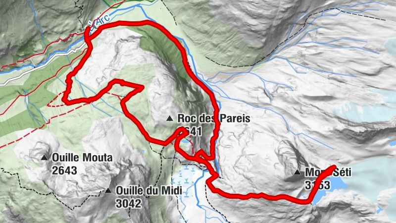 Evettes refuge and Grand Méan lake - a weekend at the foot of the glacier