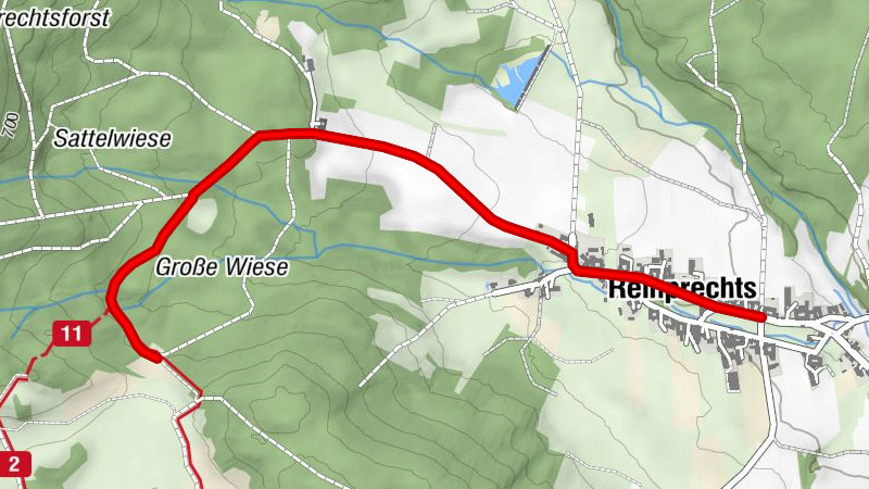 Camino de conexión de Reinprechts a Moorbad Harbach, n.º 32