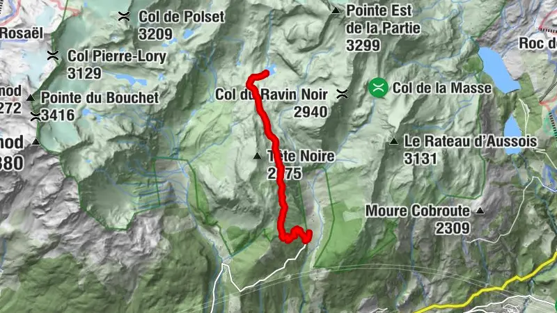 Trail del lago de la Partie