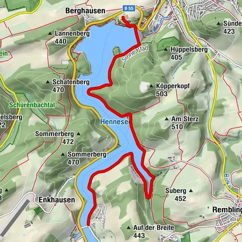 Winterwandern am Hennesee