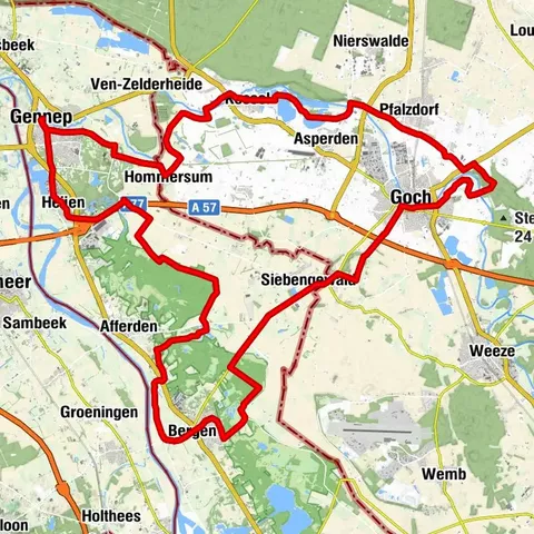 Radtour Goch - Bergen - Gennep - Goch