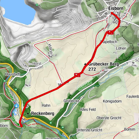 Zugangsweg Sauerland-Waldroute: Von Eisborn nach Binolen