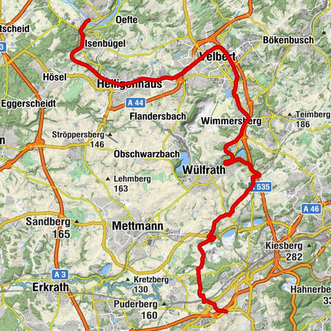 Panorama Radweg Niederbergbahn