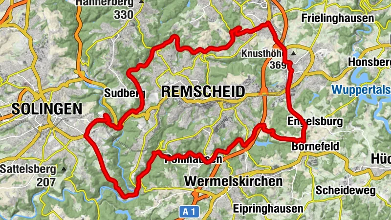 Motorrad Tour 3 - Rund um Remscheid