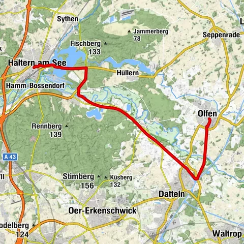Etappe 5 Hohe Mark RadRoute