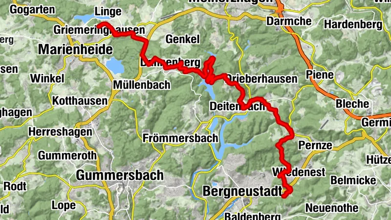 Bergischer Panoramasteig - Etappe 7: Marienheide - Bergneustadt