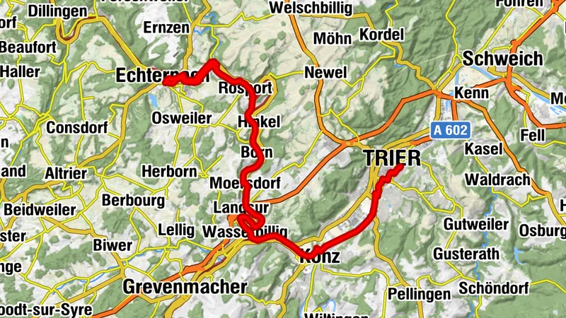 Tagestour auf dem Sauer-Radweg