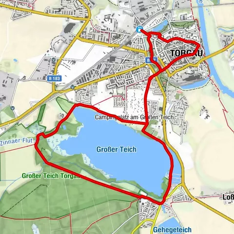 Wanderung um den Großen Teich Torgau