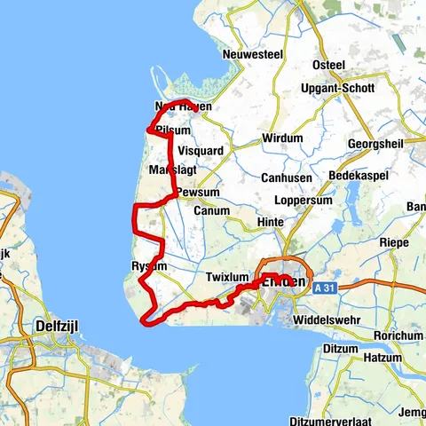 Nordseeküsten-Radweg Etappe 02 - Emden bis Greetsiel