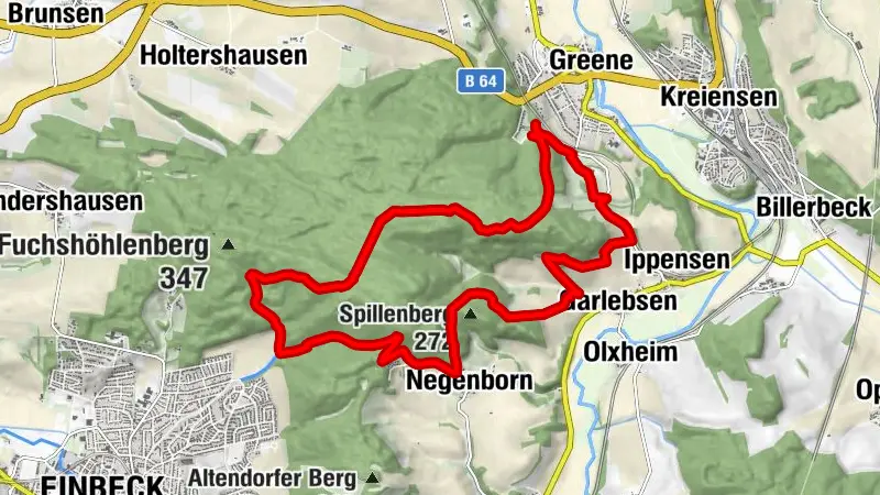 BURGWEG - Einbecker Teiche und Greener Burg