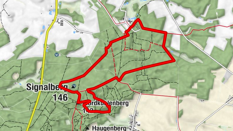 Räuberroute Wanderweg