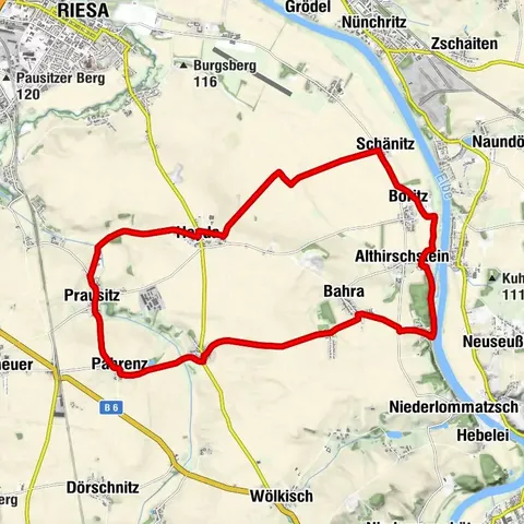 Hirschsteiner Mühlenradweg