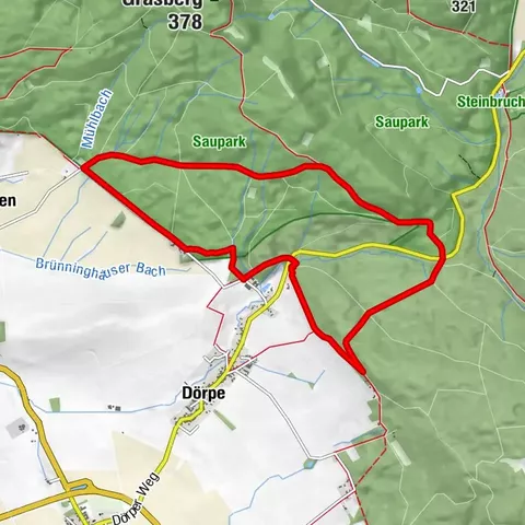 Naturpark-Wanderweg Dörper Hutewald-Runde (CO 5) / 8,9 km
